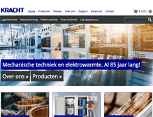 Tablet Screenshot of kracht.nl