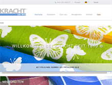 Tablet Screenshot of kracht.com